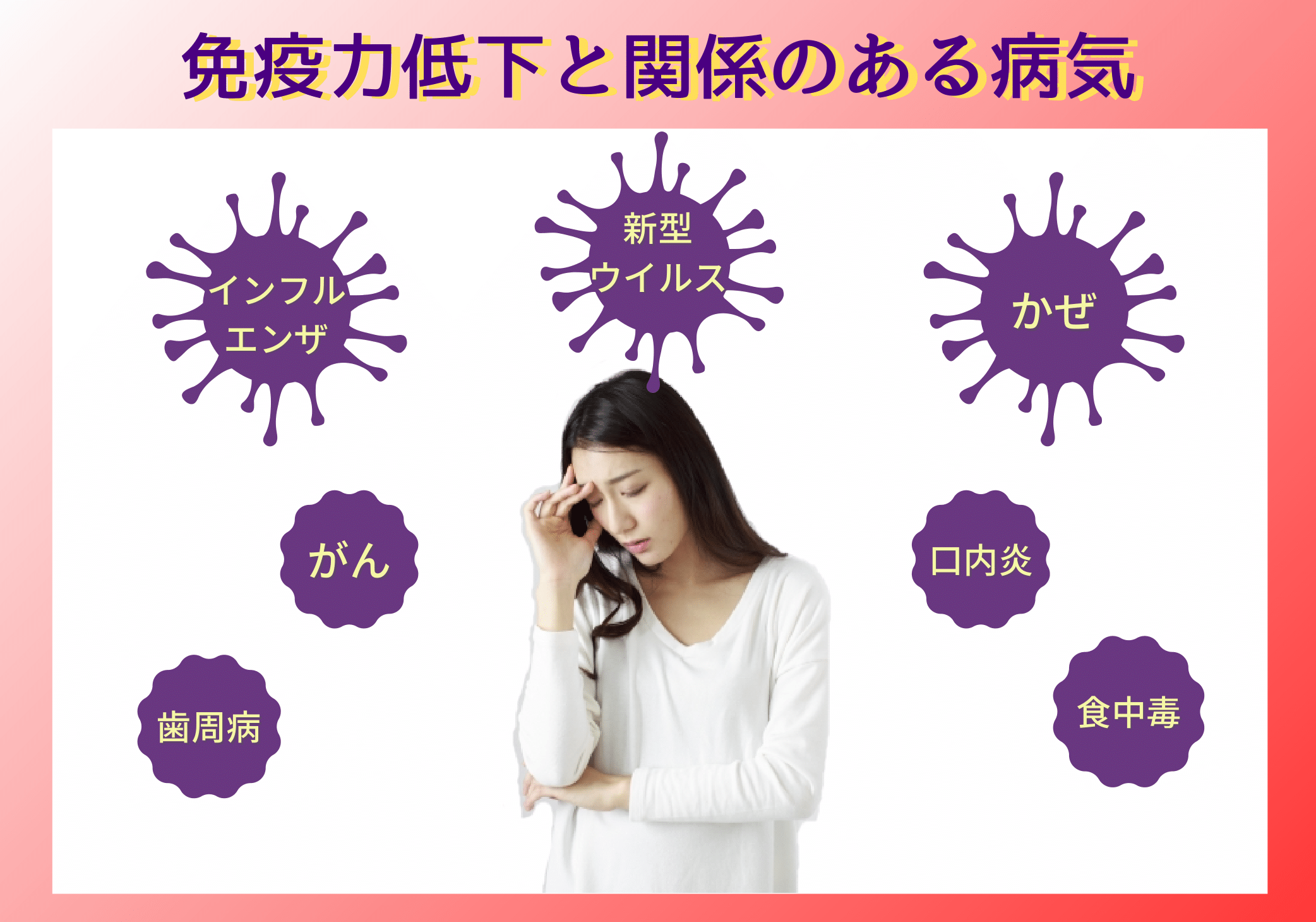 頭を抱えている女性